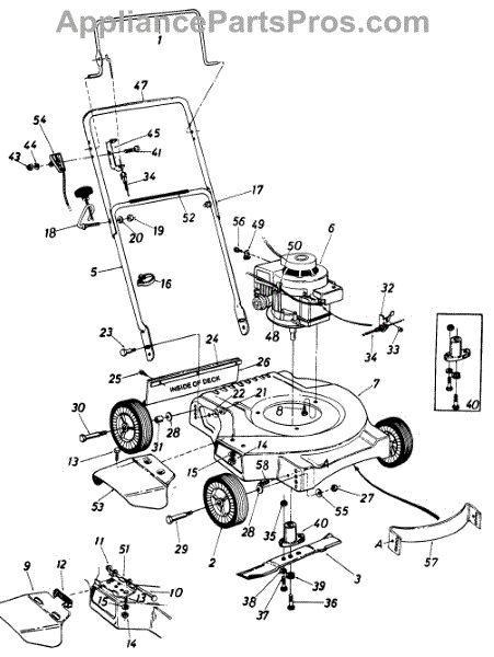 Parts for Lawnflite 050: Parts Parts - AppliancePartsPros.com