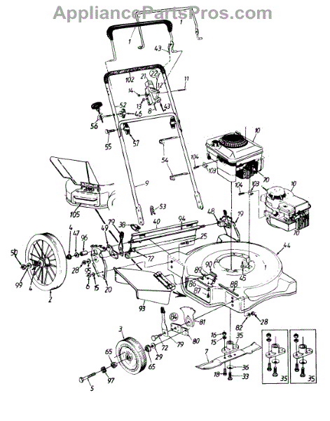 Parts for Mastercraft 116-507G054 / 1996: General Assembly Parts ...