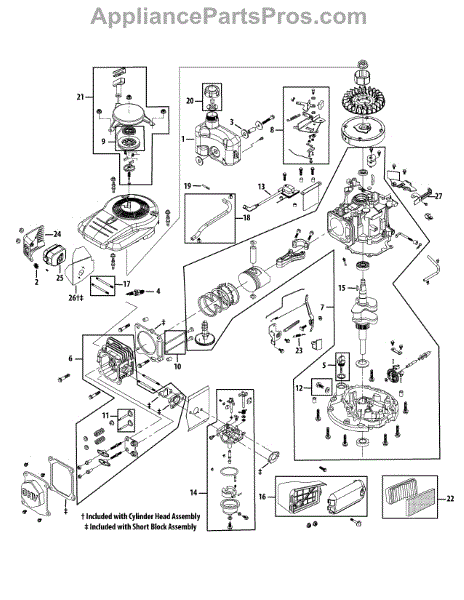 Mtd 951-10883 Carburetor Assembl - AppliancePartsPros.com