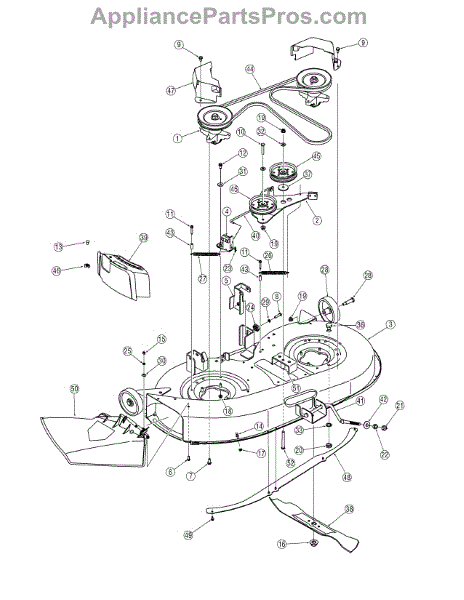 Mtd 983-04162A Deck Asm:sd 42