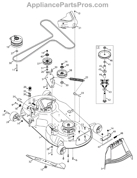 Parts for Murray M200-46 / 2014: Mower Deck Parts - AppliancePartsPros.com