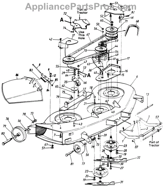 Parts for Turf Power 142-846H095 / 1992: 46