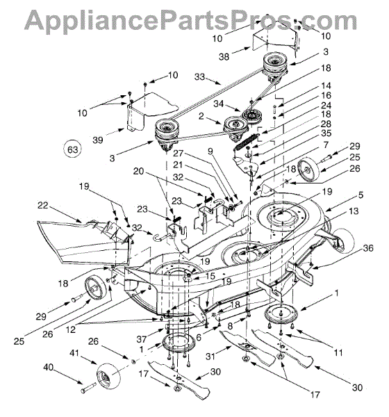 Mtd 683-0199C Deck Shell-46