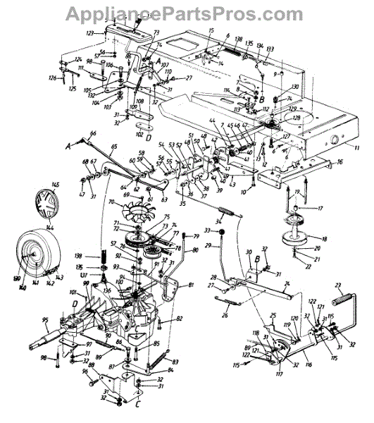 Mtd 950-0957 Spacer (AP6111706) - AppliancePartsPros.com