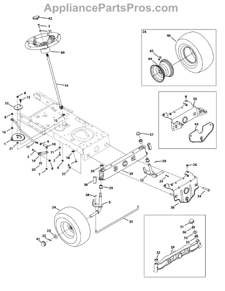 Mtd 634-05053-0911 Wheel Asm-Compl 15 (AP6057378) - AppliancePartsPros.com