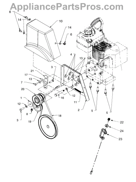 Mtd 784-5726 Drive Idle Bracket (AP6096728) - AppliancePartsPros.com