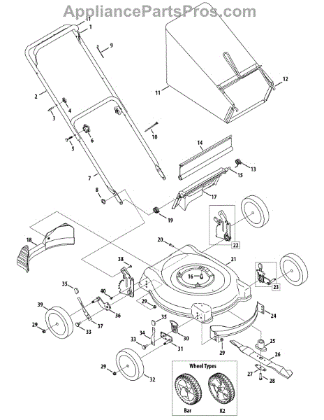 Parts for Yard Machines 11A-414C000 / 2008: General Assembly Parts ...