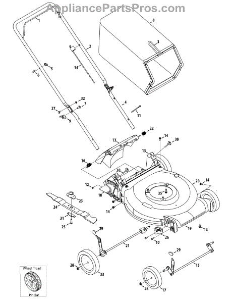 Parts for Yard Machines 11A-A1S5700 / 2015: General Assembly Parts ...